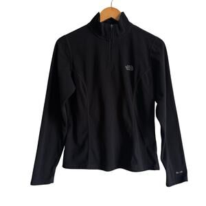 The North Face Women's Black Pullover 1/2 Zip Fleece Jacket Size Medium